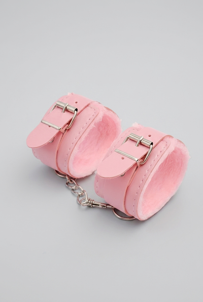 Rosé Velvet Cuffs – luxusné ružové putá s jemným plyšom